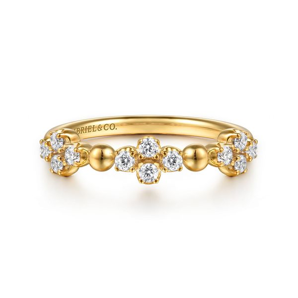 Diamond Stackable Ring Flora Gems Decatur, IL
