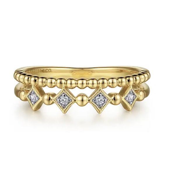Diamond Stackable Ring Flora Gems Decatur, IL