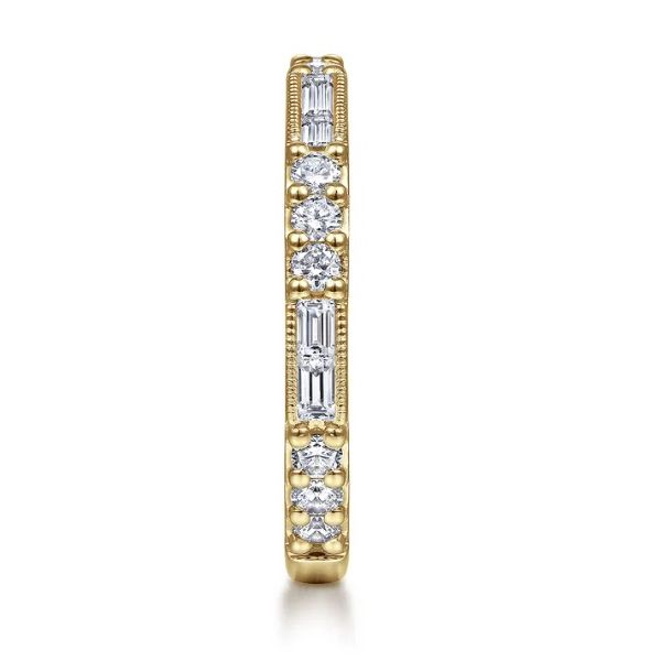 Diamond Stackable Band Image 4 Flora Gems Decatur, IL