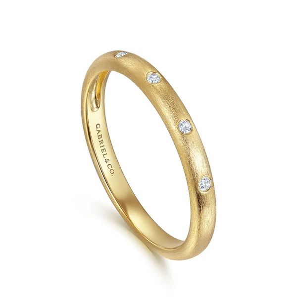 Diamond Stackable Ring Image 3 Flora Gems Decatur, IL