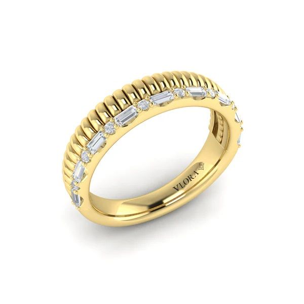 Diamond Stackable Band Flora Gems Decatur, IL