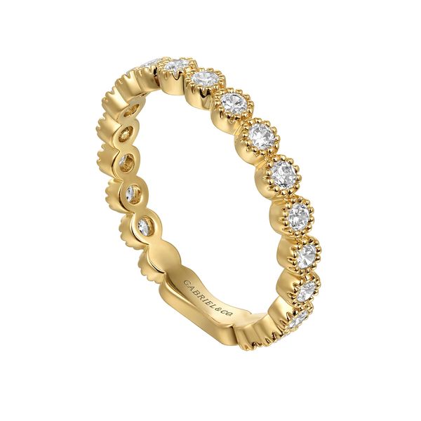 Diamond Stackable Ring Image 4 Flora Gems Decatur, IL