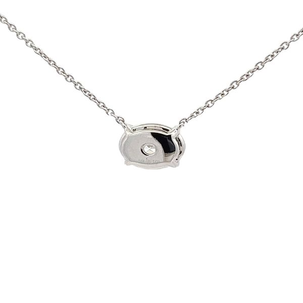 Lab GrownDiamond Necklace Image 3 Flora Gems Decatur, IL