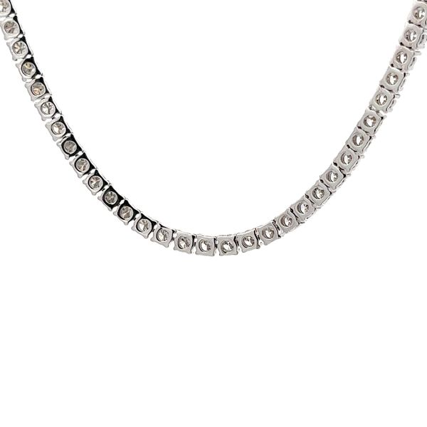 Lab Grown Diamond Necklace Image 3 Flora Gems Decatur, IL