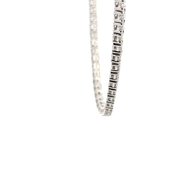 Lab Grown Diamond Necklace Image 4 Flora Gems Decatur, IL