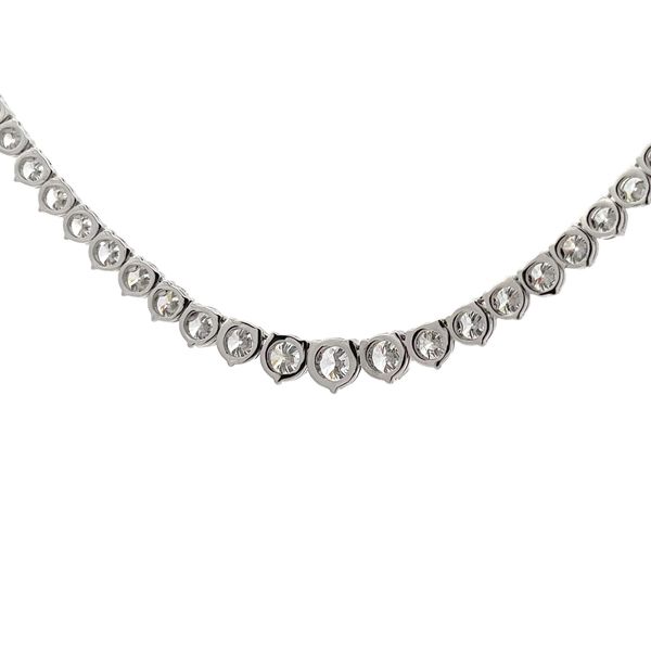 Lab Grown Diamond Necklace Image 3 Flora Gems Decatur, IL