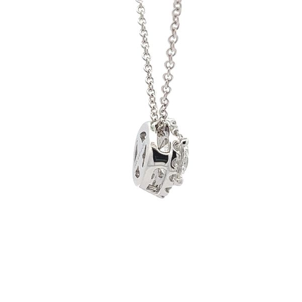 Lab Grown Diamond Necklace Image 4 Flora Gems Decatur, IL