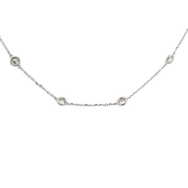 Laboratory Grown Diamond Necklace Image 3 Flora Gems Decatur, IL