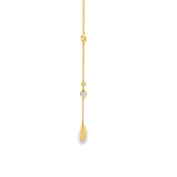 Lab Grown Diamond Necklace Image 2 Flora Gems Decatur, IL