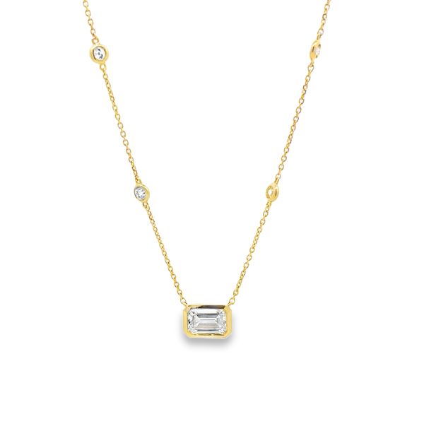 Lab Grown Diamond Necklace Flora Gems Decatur, IL