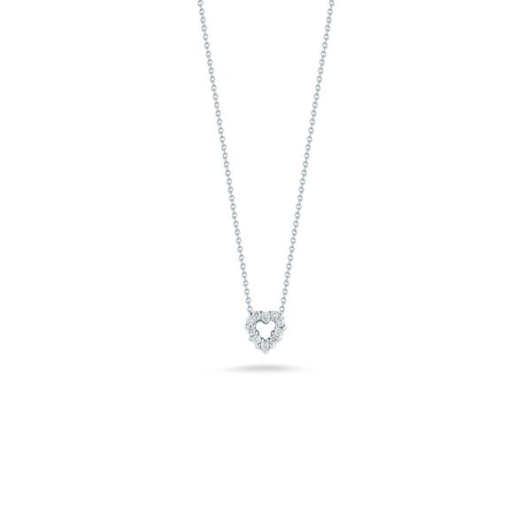 Roberto Coin Diamond Heart Necklace Flora Gems Decatur, IL