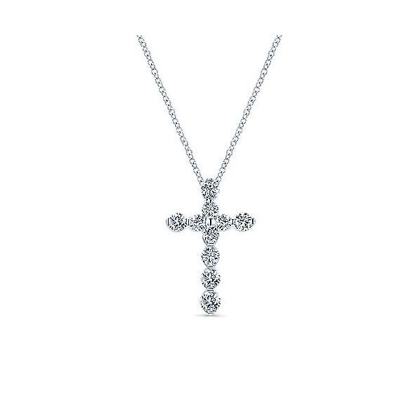 Diamond Cross Necklace Flora Gems Decatur, IL