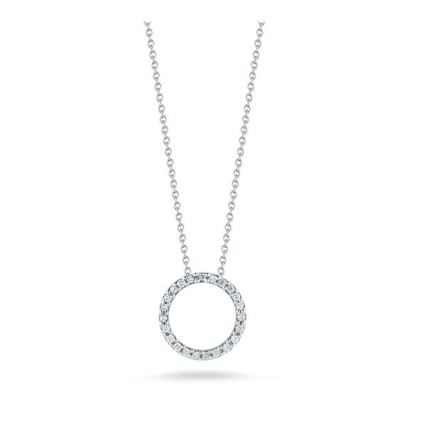 Roberto Coin Diamond Circle Necklace Flora Gems Decatur, IL