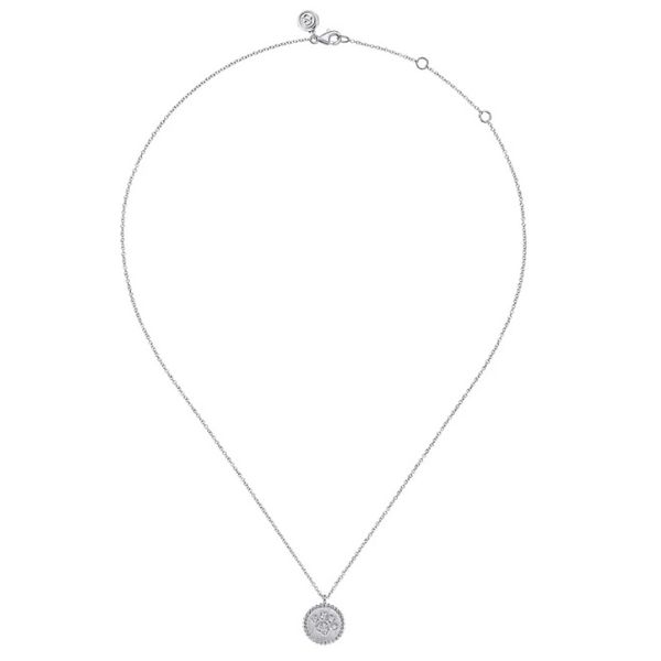 Sterling Silver Diamond Necklace Image 2 Flora Gems Decatur, IL