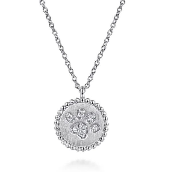 Sterling Silver Diamond Necklace Flora Gems Decatur, IL