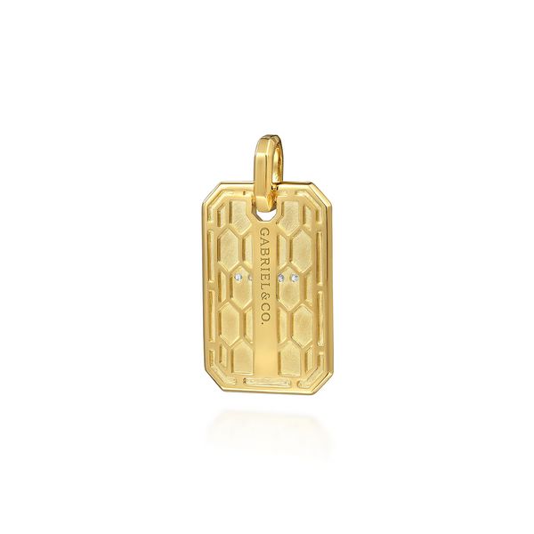 Diamond Cross Dog Tag Image 3 Flora Gems Decatur, IL