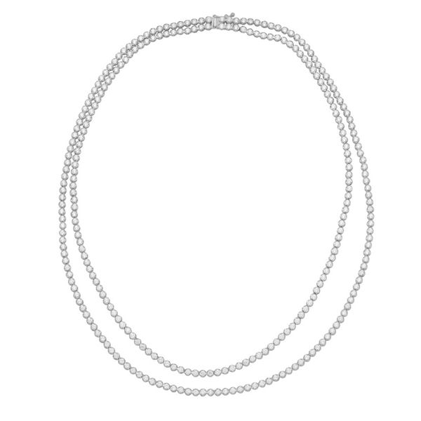 Diamond Tennis Necklace Flora Gems Decatur, IL