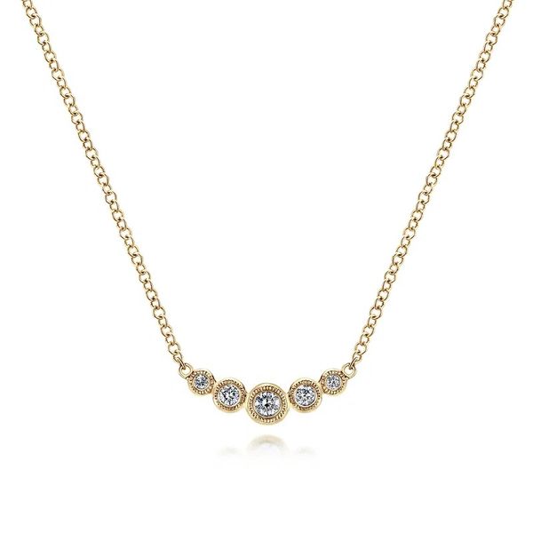 Diamond Bar Necklace Flora Gems Decatur, IL