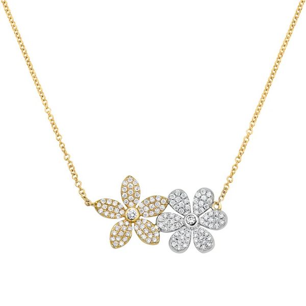Diamond Necklace Flora Gems Decatur, IL