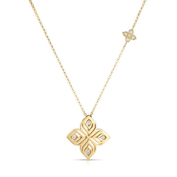 Roberto Coin Diamond Necklace Flora Gems Decatur, IL