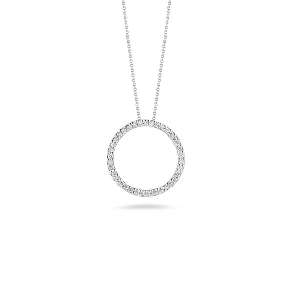 Roberto Coin Diamond Circle Necklace Flora Gems Decatur, IL