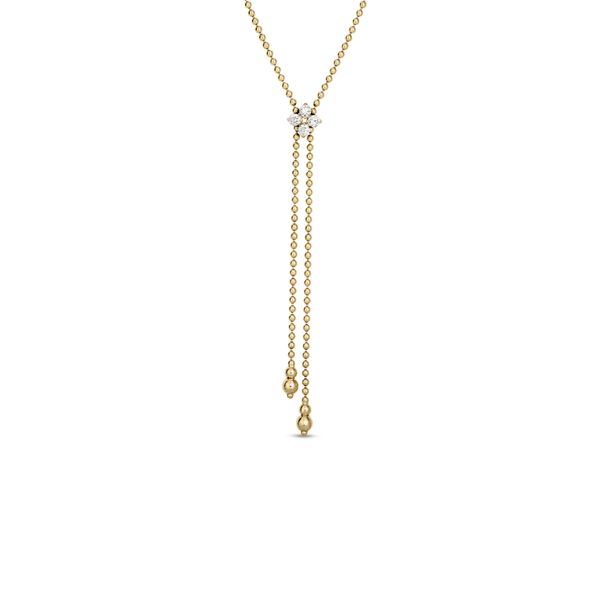 Roberto Coin Diamond Lariat Necklace Flora Gems Decatur, IL