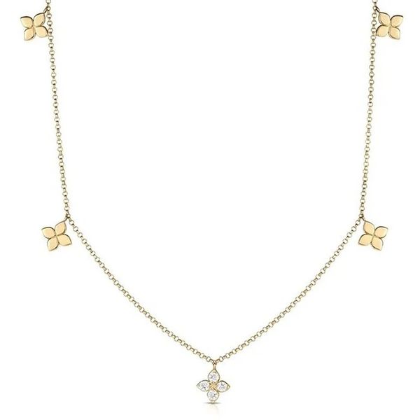 Roberto Coin Diamond Necklace Flora Gems Decatur, IL