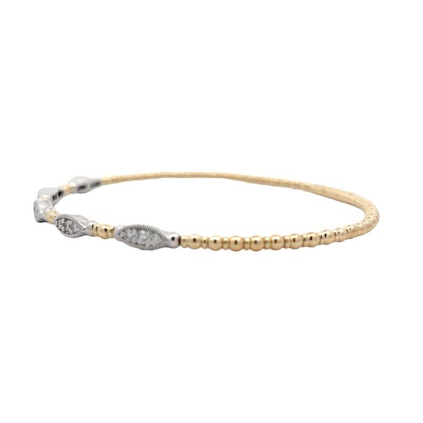 Diamond Bangle Bracelet Image 2 Flora Gems Decatur, IL