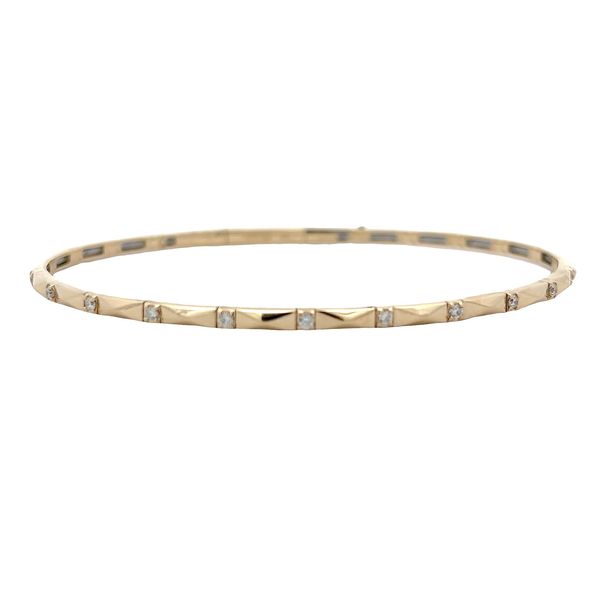 Diamond Bangle Bracelet Flora Gems Decatur, IL