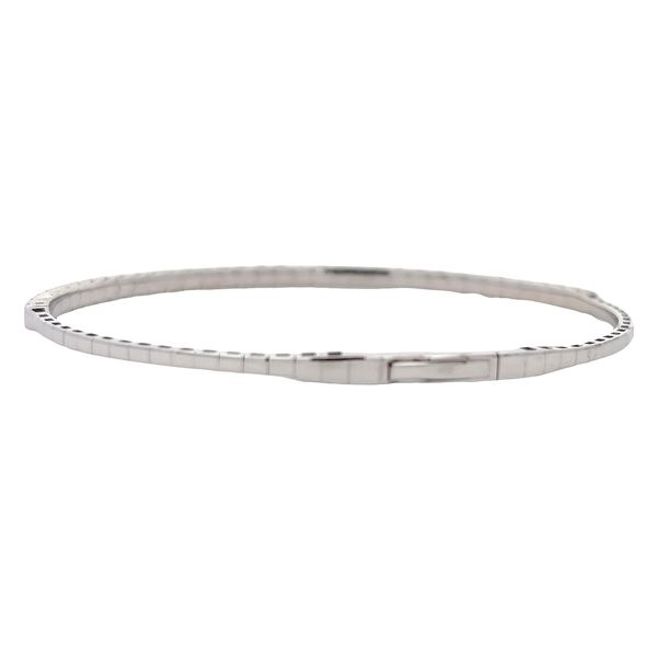Diamond Bangle Bracelet Image 3 Flora Gems Decatur, IL