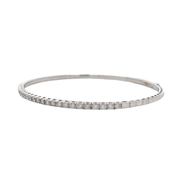 Diamond Bangle Bracelet Image 2 Flora Gems Decatur, IL