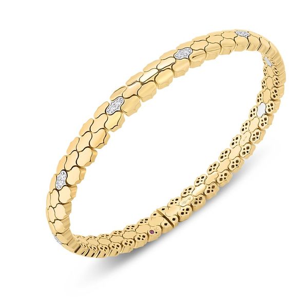Roberto Coin Diamond Bracelet Image 4 Flora Gems Decatur, IL