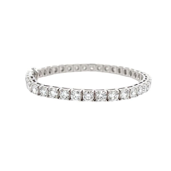 Lab Grown Diamond Bracelet Image 4 Flora Gems Decatur, IL