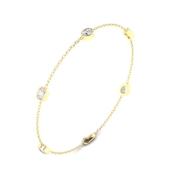 Lab Grown Diamond Bracelet Image 2 Flora Gems Decatur, IL