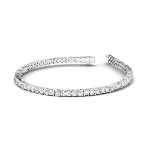 Lab Grown Diamond Bracelet Image 3 Flora Gems Decatur, IL