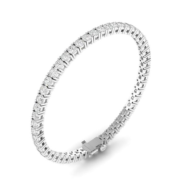 Lab Grown Diamond Bracelet Image 2 Flora Gems Decatur, IL