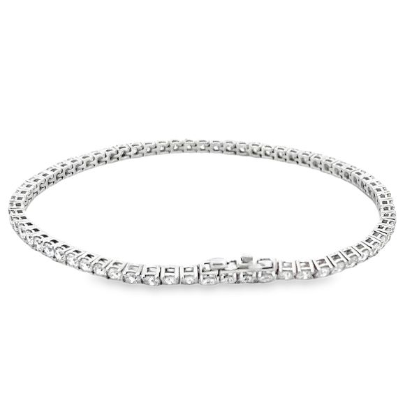 Lab Grown Tennis Bracelet Image 3 Flora Gems Decatur, IL