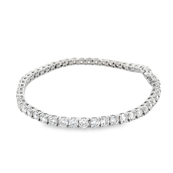 Lab Grown Tennis Bracelet Image 2 Flora Gems Decatur, IL
