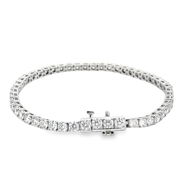 Lab Grown Tennis Bracelet Image 3 Flora Gems Decatur, IL