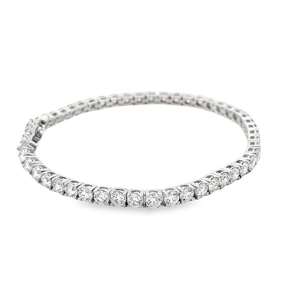 Lab Grown Tennis Bracelet Image 4 Flora Gems Decatur, IL