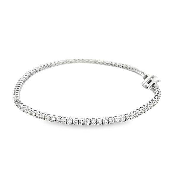 Lab Grown Tennis Bracelet Image 2 Flora Gems Decatur, IL