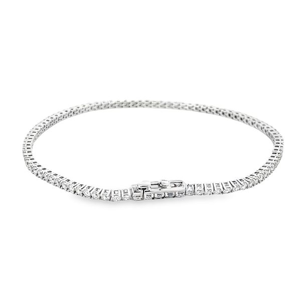 Lab Grown Tennis Bracelet Image 3 Flora Gems Decatur, IL