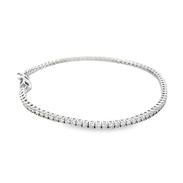 Lab Grown Tennis Bracelet Image 4 Flora Gems Decatur, IL