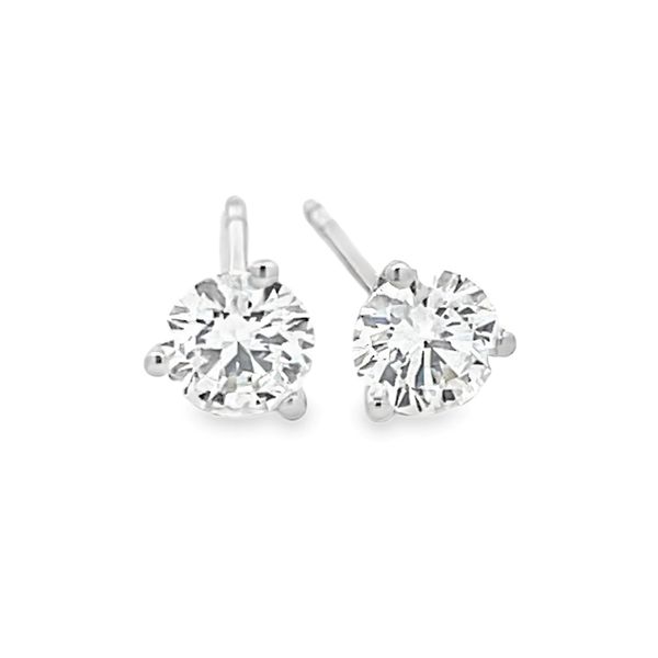 Lab Grown Diamond Stud Earrings Flora Gems Decatur, IL