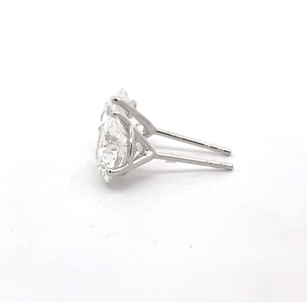 Lab Grown Diamond Stud Earrings Image 2 Flora Gems Decatur, IL