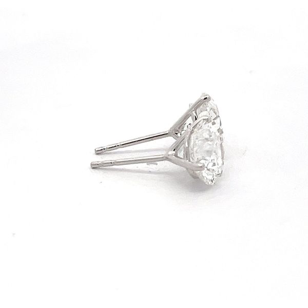 Lab Grown Diamond Stud Earrings Image 4 Flora Gems Decatur, IL