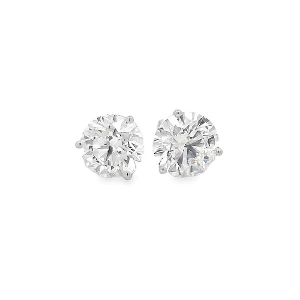 Lab Grown Diamond Stud Earrings Flora Gems Decatur, IL