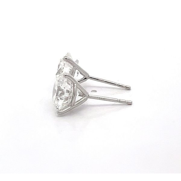 Lab Grown Diamond Stud Earrings Image 2 Flora Gems Decatur, IL