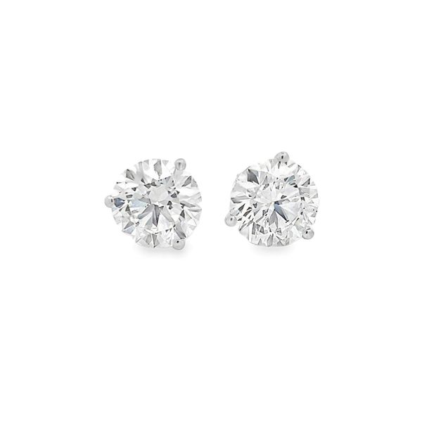 Lab Grown Diamond Stud Earrings Flora Gems Decatur, IL