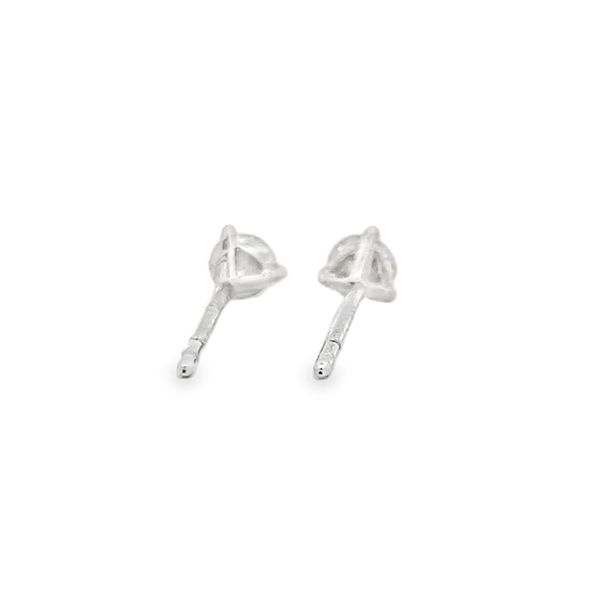 Lab Grown Diamond Stud Earrings Image 3 Flora Gems Decatur, IL